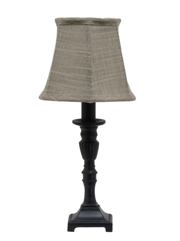 Gray Accent Lamp with Light Gray Shade - Albert Estate Ltd.