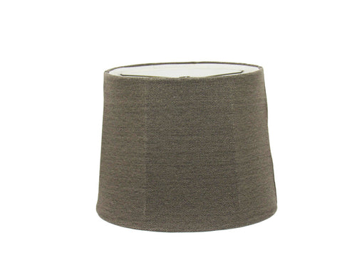 Medium Gray Woven Textured Linen Shade - Albert Estate Ltd.