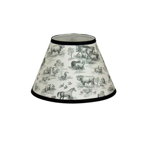 Farm Animal Print Clip-On  Lamp Shade - Albert Estate Ltd.