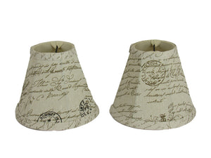 Itailan Script Shade, Set of 2 - Albert Estate Ltd.