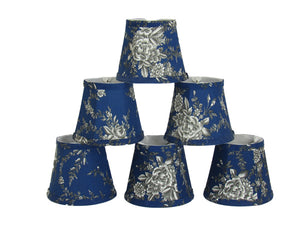 Grey Toile Shade, Set of 6 - Albert Estate Ltd.