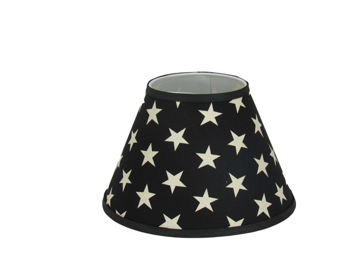 Regular Clip Tan Star Pattern on Black Shade - Albert Estate Ltd.