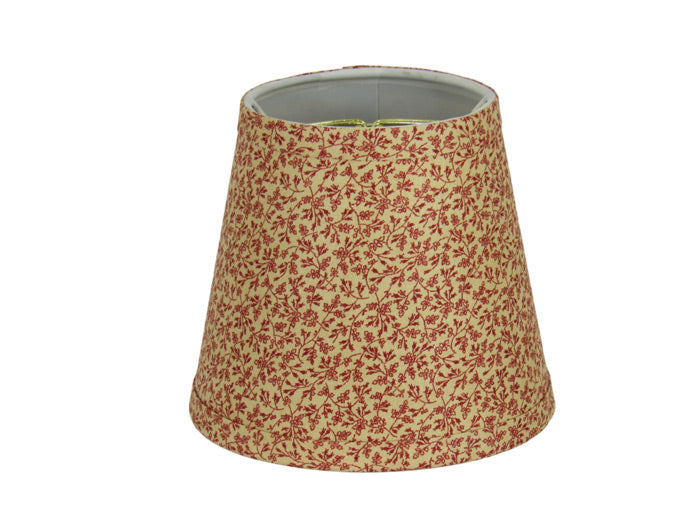 Red Floral Pattern Shade - Albert Estate Ltd.